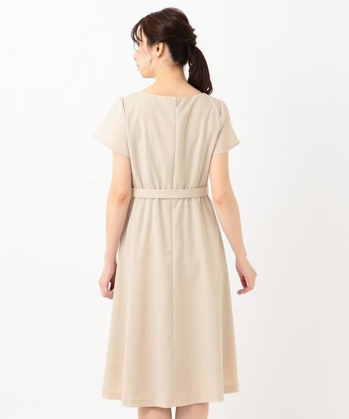 ANY SIS（エニィスィス）の「【ベルト付き】ノーブルフレア ワンピース（ワンピース・レディース・黄土色系/ベージュ系/ネイビー系・1/2/3）」の7枚目の写真