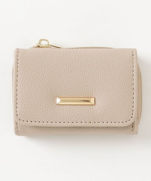 VIBGYOR Women（ヴィブジョー　ウィメン）の「VIBGYOR Select/ シボ感ミニ財布（TK）（財布・レディース・ブラック/ブラウン/グレー/アイボリー・FREE）」の3枚目の写真