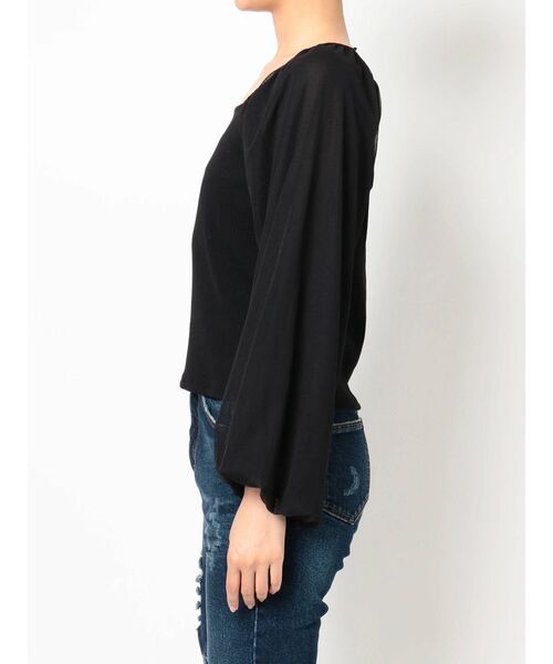 RESEXXY（リゼクシー）の「バックオープントップス（Tシャツ/カットソー・レディース・ブラック/ブラウン/ワイン・FREE）」の19枚目の写真