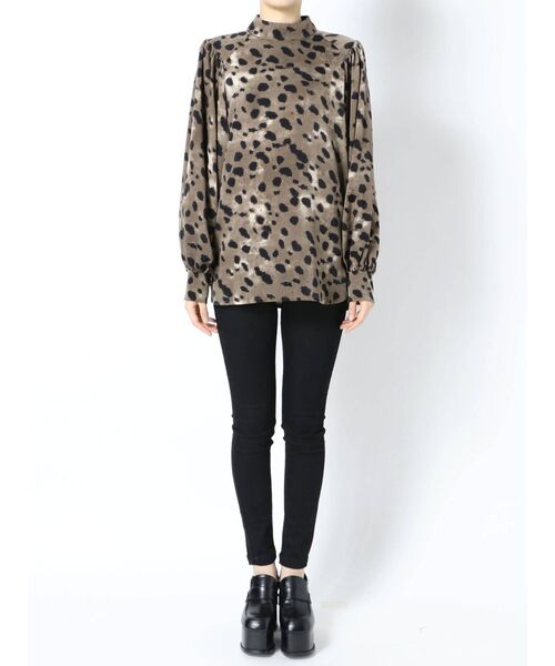 EMODA（エモダ）の「ハイネックロングトップ（Tシャツ/カットソー・レディース・ブラック/ブルー/その他・FREE）」の13枚目の写真