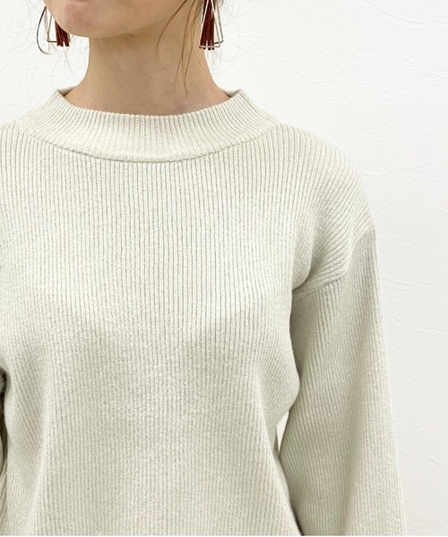 archives（アルシーヴ）の「袖ボリュームラメニットプルオーバー（ニット/セーター・レディース・シルバーグレー/ベージュ/グリーン/ブラウン/ブルー・MEDIUM）」の14枚目の写真