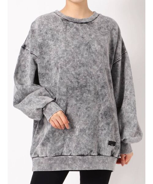 EMODA（エモダ）の「SHADINGバルキートップ（スウェット・レディース・ブラック/ベージュ/ピンク/ブルー・FREE）」の13枚目の写真