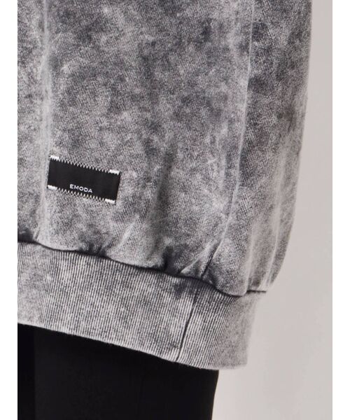 EMODA（エモダ）の「SHADINGバルキートップ（スウェット・レディース・ブラック/ベージュ/ピンク/ブルー・FREE）」の19枚目の写真