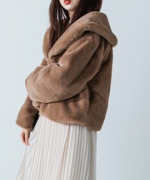 WEGO | WEGO/ファーショールカラーコート(ダウンジャケット/コート)