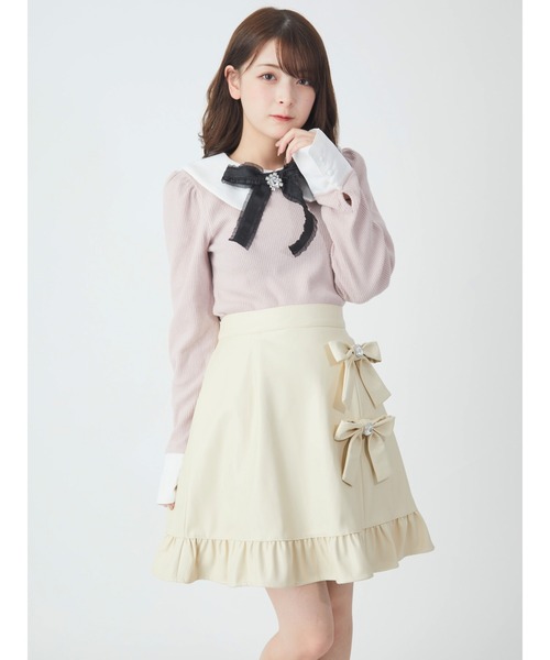 リボン合皮スカート スカート Ank Rouge アンクルージュ のファッション通販 Zozotown