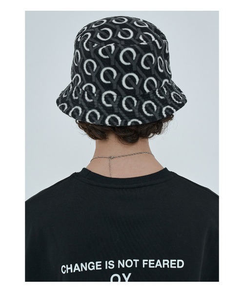 OY（オーワイ）の「『OY/オーワイ』MONOGRAM BUCKET HAT/モノグラムバケットハット（ハット・メンズ・ブラック/グリーン・FREE）」の11枚目の写真