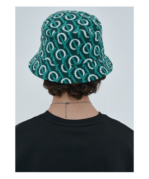OY（オーワイ）の「『OY/オーワイ』MONOGRAM BUCKET HAT/モノグラムバケットハット（ハット・メンズ・ブラック/グリーン・FREE）」の7枚目の写真