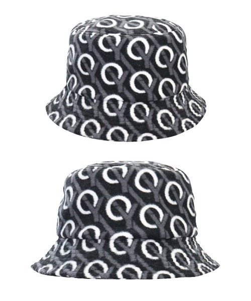 OY（オーワイ）の「『OY/オーワイ』MONOGRAM BUCKET HAT/モノグラムバケットハット（ハット・メンズ・ブラック/グリーン・FREE）」の6枚目の写真