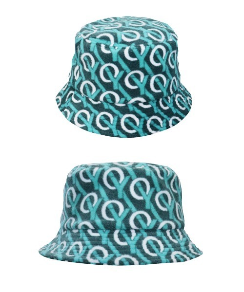 OY（オーワイ）の「『OY/オーワイ』MONOGRAM BUCKET HAT/モノグラムバケットハット（ハット・メンズ・ブラック/グリーン・FREE）」の4枚目の写真