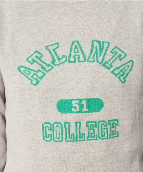 CIAOPANIC（チャオパニック）の「【Ciaopanic】COLLEGEJQPO（ニット/セーター・レディース・グレー/ネイビー/グリーン・FREE）」の10枚目の写真