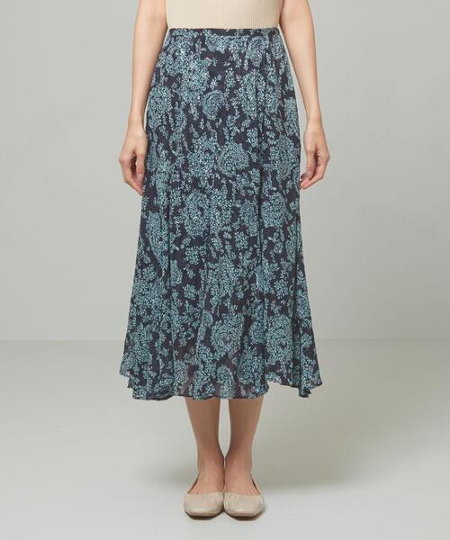 closet story（クローゼットストーリー）の「＜closet story＞□ジャガード ロングスカート -手洗い可能-（スカート・レディース・ブラック/ネイビー・FREE）」の11枚目の写真