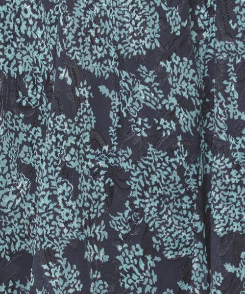 closet story（クローゼットストーリー）の「＜closet story＞□ジャガード ロングスカート -手洗い可能-（スカート・レディース・ブラック/ネイビー・FREE）」の8枚目の写真