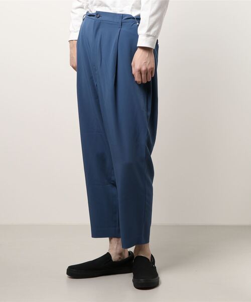 STYLEBLOCK（スタイルブロック）の「T-100ワイドテーパードパンツ（その他パンツ・メンズ・ベージュ/グリーン/ブラック/ブルー・L/M/LL）」の4枚目の写真