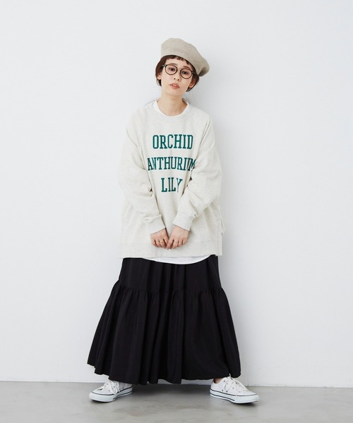 Libra Cue（リブラ キュー）の「エアリーティアードスカート（スカート・レディース・ブラック/ベージュ/グレー・FREE）」の14枚目の写真