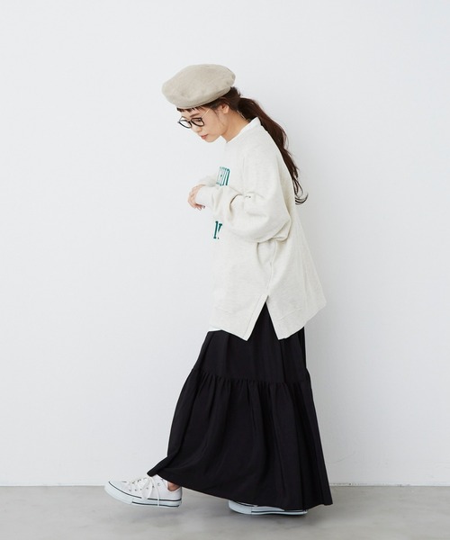 Libra Cue（リブラ キュー）の「エアリーティアードスカート（スカート・レディース・ブラック/ベージュ/グレー・FREE）」の20枚目の写真