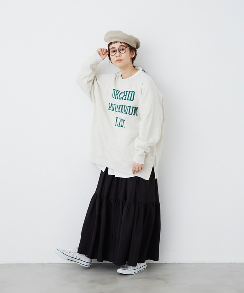 Libra Cue（リブラ キュー）の「エアリーティアードスカート（スカート・レディース・ブラック/ベージュ/グレー・FREE）」の17枚目の写真