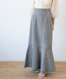 flowriri | flowriri デニムフレアスカート(スカート)