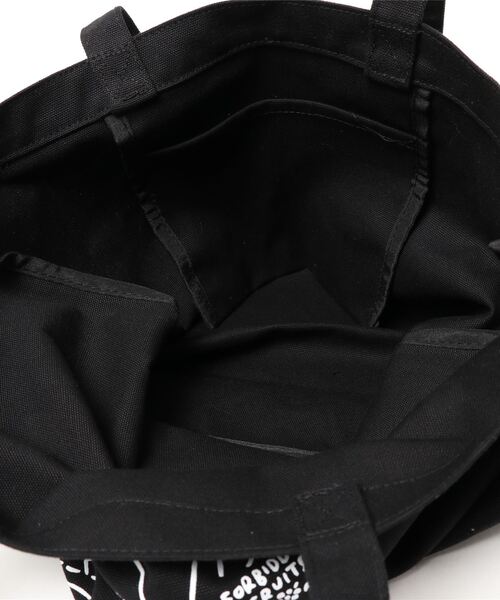 FRUIT OF THE LOOM（フルーツオブザルーム）の「FTL YU NAGABA  POUCH &  TOTE（トートバッグ・レディース・ブラック/オフホワイト・FREE）」の3枚目の写真