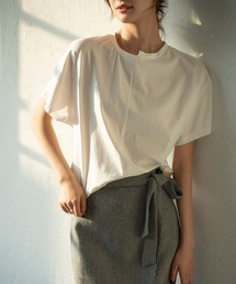 イレギュラーネックTシャツカットソー