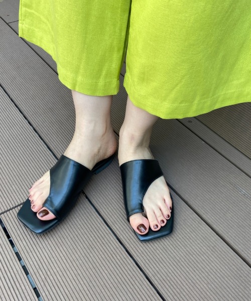 RANAN（ラナン）の「フラットトングサンダル（サンダル・レディース・シルバー/パイソン/ブラック/ブラウン/ホワイト/マスタード/ミント/アニマル・S/LL/M/L）」の13枚目の写真