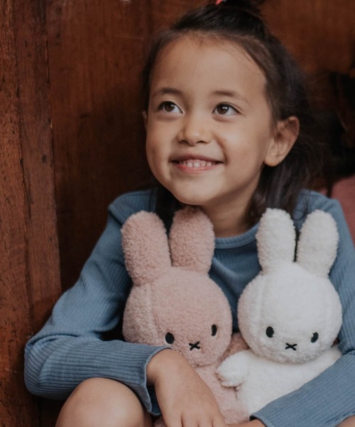 Miffy( ミッフィー)の「ミッフィー Recycle Teddy 23cm リサイクルテディ ぬいぐるみ(おもちゃ・レディース・ホワイト/ピンク/ブルー/イエロー・フリー)」の2枚目の写真