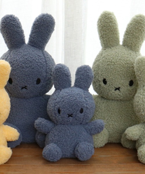 Miffy( ミッフィー)の「ミッフィー Recycle Teddy 23cm リサイクルテディ ぬいぐるみ(おもちゃ・レディース・ホワイト/ピンク/ブルー/イエロー・フリー)」の4枚目の写真