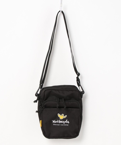 Mark Gonzales（マーク・ゴンザレス）の「600D リップストップ / 縦型 ミニショルダー / ボックス型（ショルダーバッグ・メンズ・ブラック・FREE）」の3枚目の写真