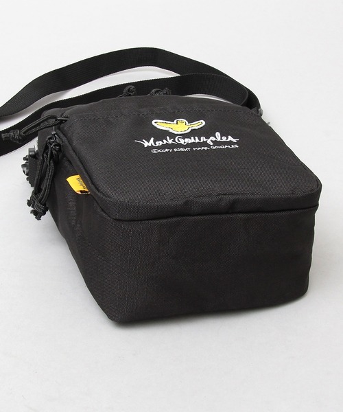 Mark Gonzales（マーク・ゴンザレス）の「600D リップストップ / 縦型 ミニショルダー / ボックス型（ショルダーバッグ・メンズ・ブラック・FREE）」の9枚目の写真