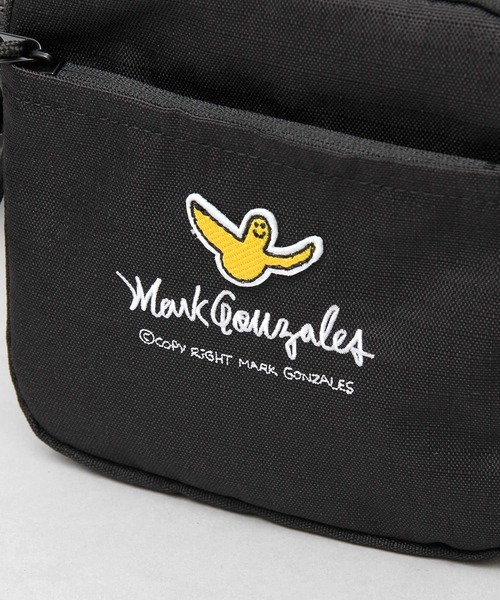 Mark Gonzales（マーク・ゴンザレス）の「600D リップストップ / 縦型 ミニショルダー / ボックス型（ショルダーバッグ・メンズ・ブラック・FREE）」の17枚目の写真