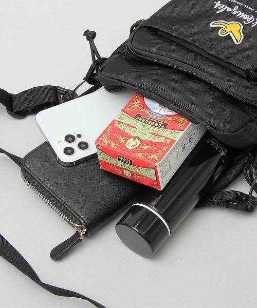 Mark Gonzales（マーク・ゴンザレス）の「600D リップストップ / 縦型 ミニショルダー / ボックス型（ショルダーバッグ・メンズ・ブラック・FREE）」の15枚目の写真