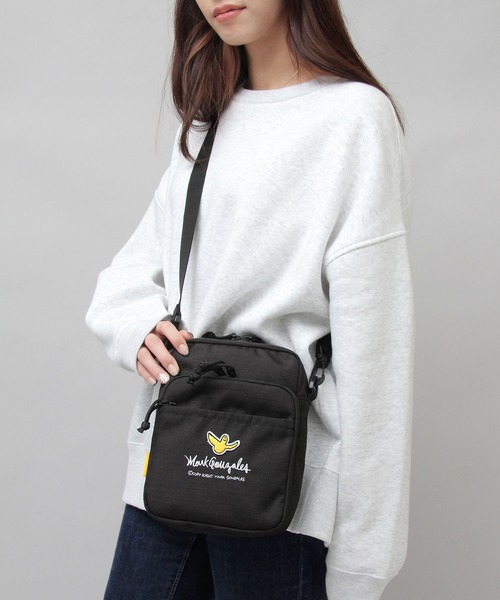 Mark Gonzales（マーク・ゴンザレス）の「600D リップストップ / 縦型 ミニショルダー / ボックス型（ショルダーバッグ・メンズ・ブラック・FREE）」の19枚目の写真