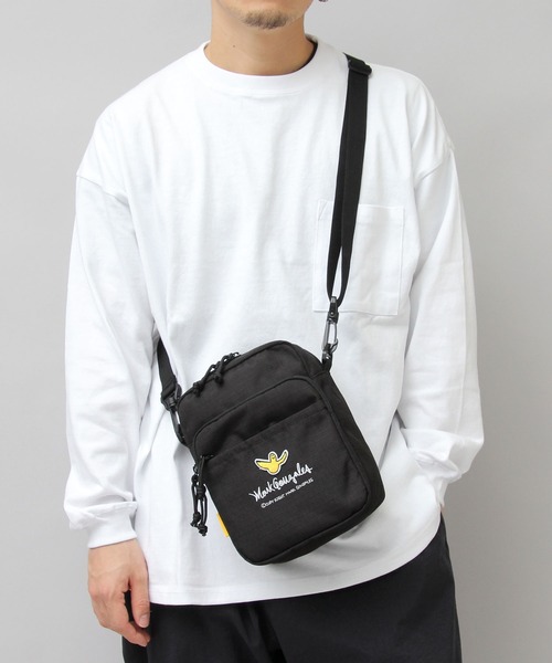Mark Gonzales（マーク・ゴンザレス）の「600D リップストップ / 縦型 ミニショルダー / ボックス型（ショルダーバッグ・メンズ・ブラック・FREE）」の20枚目の写真