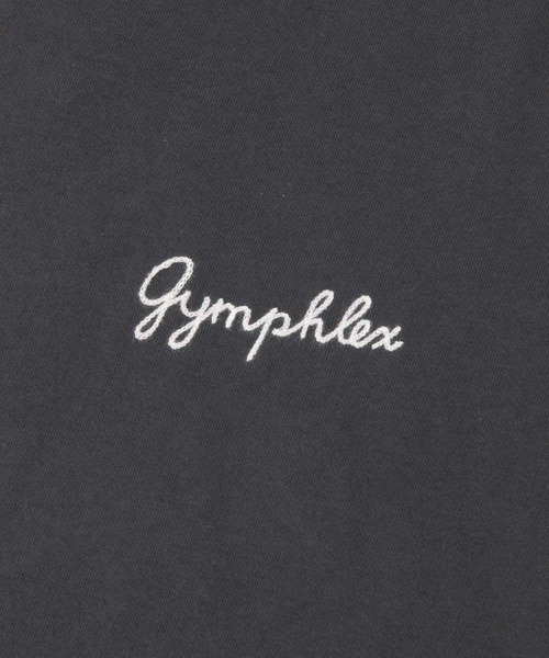 GYMPHLEX（ジムフレックス）の「GYMPHLEX　COMBED COTTON JERSEY T-SHIRTS（Tシャツ/カットソー・レディース・チャコールグレー/ベージュ系その他/ホワイト/ブルー系その他/ベージュ・12）」の7枚目の写真