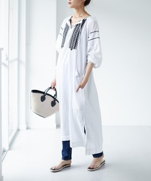 ボタニカル刺繍ワンピース *◇