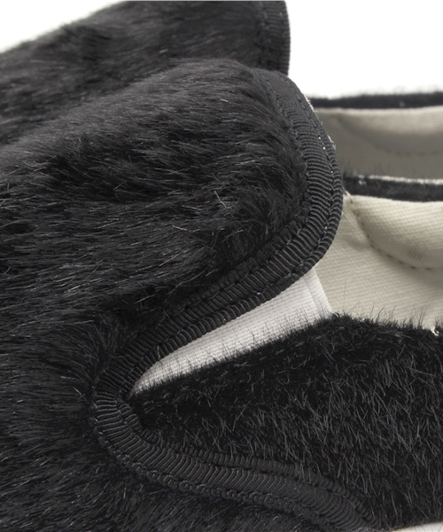 CIAOPANIC（チャオパニック）の「【Ciaopanic】ファースリッポン（スニーカー・レディース・ブラック/グレー・24/23/25）」の7枚目の写真