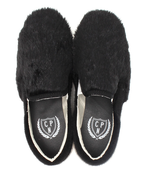 CIAOPANIC（チャオパニック）の「【Ciaopanic】ファースリッポン（スニーカー・レディース・ブラック/グレー・24/23/25）」の9枚目の写真