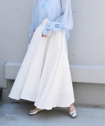 ウォッシャブルエアリーフレアスカート