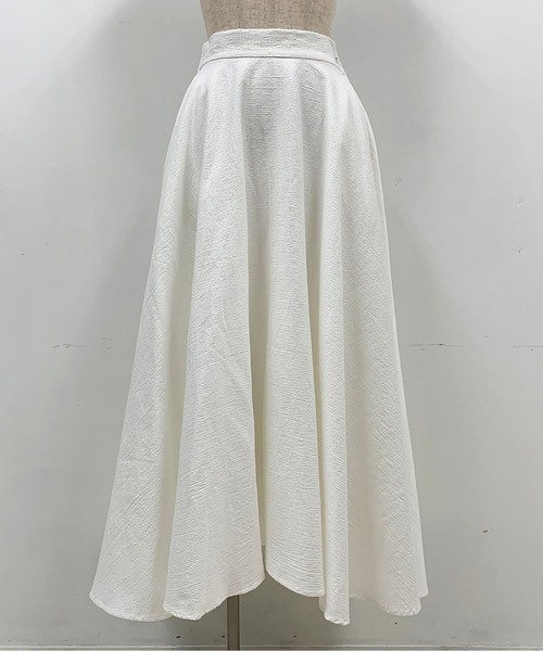 PICCIN（ピッチン）の「ウォッシャブルエアリーフレアスカート（スカート・レディース・オフホワイト/ベージュ/ネイビー・M）」の13枚目の写真