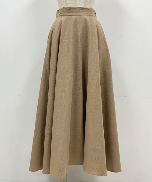 PICCIN（ピッチン）の「ウォッシャブルエアリーフレアスカート（スカート・レディース・オフホワイト/ベージュ/ネイビー・M）」の18枚目の写真