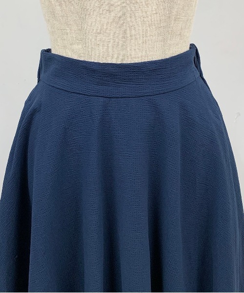 PICCIN（ピッチン）の「ウォッシャブルエアリーフレアスカート（スカート・レディース・オフホワイト/ベージュ/ネイビー・M）」の5枚目の写真
