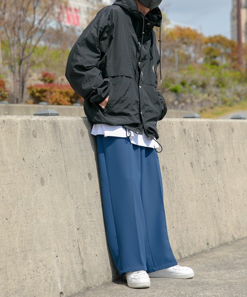 Perushu(ペルーシュ)の「センタープレスストレートスラックス(スラックス・メンズ・ダークブルー/ダークブラウン/ブラック・LARGE/SMALL/MEDIUM)」の16枚目の写真