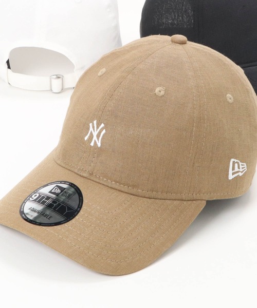 NEW ERA（ニューエラ）の「ニューエラ キャップ リネン ヤンキース（キャップ・メンズ・ホワイト/ブラック/ベージュ・FREE）」の3枚目の写真