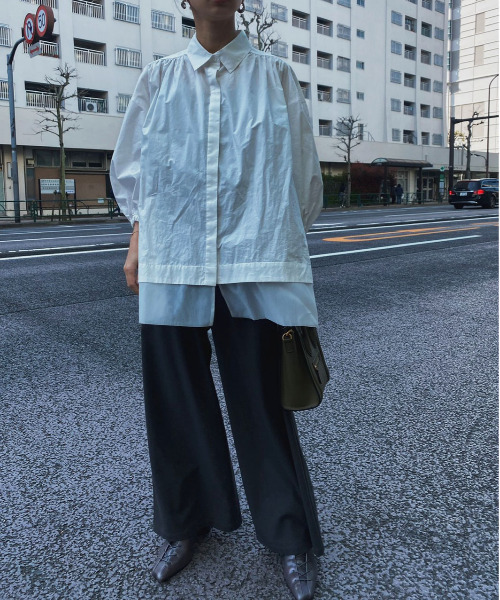 Ameri（アメリ）の「GENTLE TUNIC SHIRT（シャツ/ブラウス