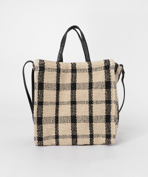 Lilas Campbell(リラキャンベル)の「【別注】 Lilas Campbell×DOORS 2WAYバッグ(ハンドバッグ・レディース・ブラック系その他/ホワイト系その他・ONE)」の9枚目の写真