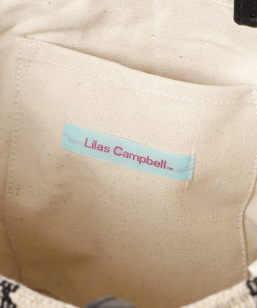 Lilas Campbell(リラキャンベル)の「【別注】 Lilas Campbell×DOORS 2WAYバッグ(ハンドバッグ・レディース・ブラック系その他/ホワイト系その他・ONE)」の6枚目の写真