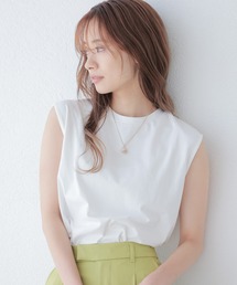 mysty woman | ラウンドテールノースリプルオーバー 945016(Tシャツ/カットソー)