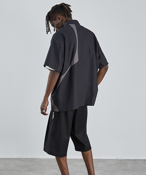 HARSH AND CRUEL（ハーシュアンドクルーエル）の「【Harsh and Cruel】Carabiner Design Patch Work Shirts HX212030110（シャツ/ブラウス・メンズ・ブラック・L/M/XL）」の12枚目の写真