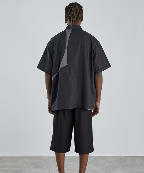 HARSH AND CRUEL（ハーシュアンドクルーエル）の「【Harsh and Cruel】Carabiner Design Patch Work Shirts HX212030110（シャツ/ブラウス・メンズ・ブラック・L/M/XL）」の13枚目の写真