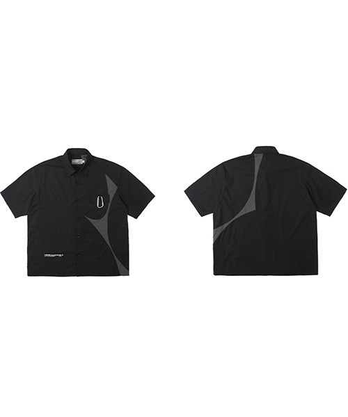 HARSH AND CRUEL（ハーシュアンドクルーエル）の「【Harsh and Cruel】Carabiner Design Patch Work Shirts HX212030110（シャツ/ブラウス・メンズ・ブラック・L/M/XL）」の14枚目の写真