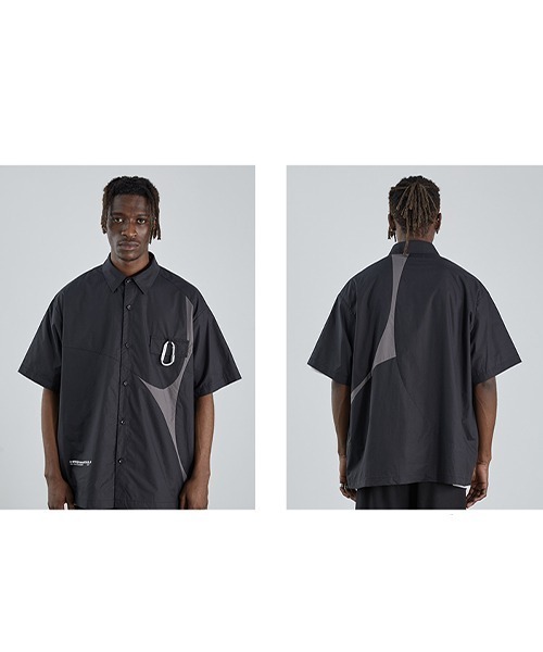 HARSH AND CRUEL（ハーシュアンドクルーエル）の「【Harsh and Cruel】Carabiner Design Patch Work Shirts HX212030110（シャツ/ブラウス・メンズ・ブラック・L/M/XL）」の18枚目の写真